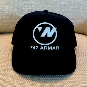 Northwest Airlines Vintage 747 80’s Trucker Hat /  Unisex / size Adjustable
